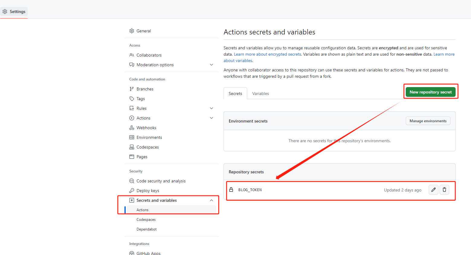 GitHub Token